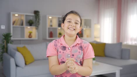 Girl-child-giving-motivational-speech-to-camera.